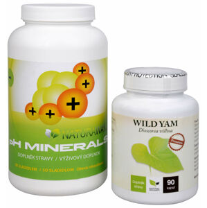 Odporúčaná kombinácia produktov Na Kosti - Wild Yam + pH Minerals