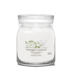 Yankee Candle Aromatická sviečka Signature sklo stredná White Gardenia 368 g