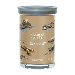 Yankee Candle Aromatická sviečka Signature tumbler veľký Amber & Sandalwood 567 g