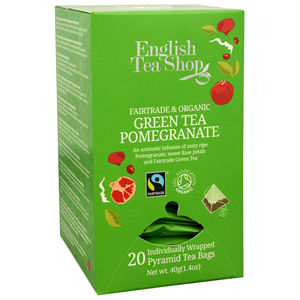 English Tea Shop Zelený čaj s granátovým jablkom 20 pyramidek